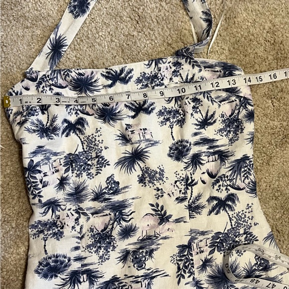 Abercrombie & Fitch Halter Linen Mini Dress - Picture 9 of 12